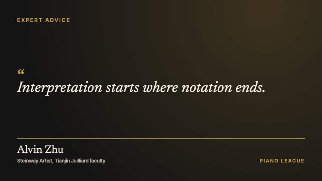 Alvin Zhu on why you should learn a new piece before you play a note